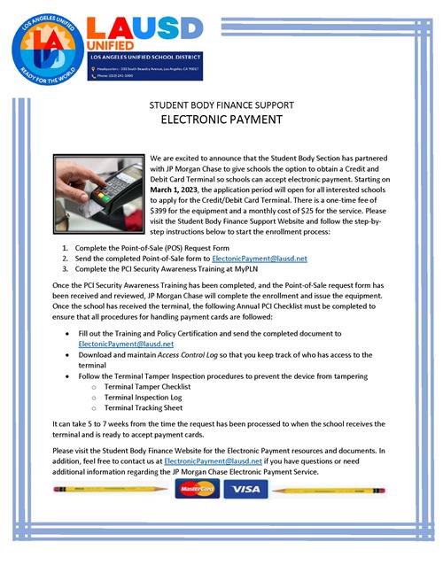 Point-of-Sale Flyer 